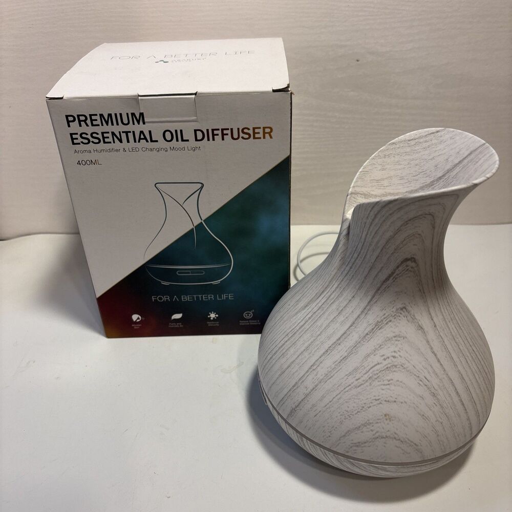 Asakuki Premium Essential Oil Diffuser : Aroma Humidifier & LED Changing Mood Li
